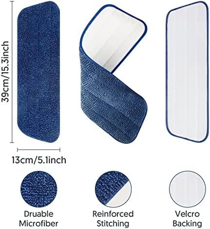 Washable Microfiber Mop Pads for Swiffer PowerMop: Wet Mop Refills 7 Pack - Image 4