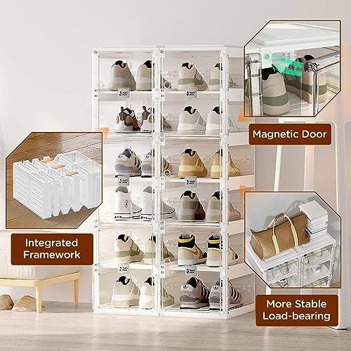ANTBOX Foldable Shoe Rack, Shoe Organizers - Image 4