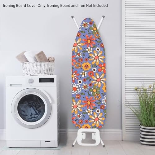 Colorful Hippie Flower Tabletop Ironing Board Cover Stylish - Image 3