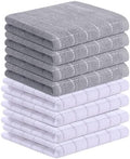 Homaxy 100% Cotton Terry Kitchen Towels, 8 Pack by Homaxy