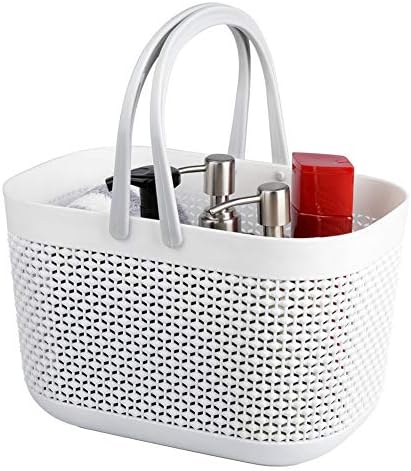 Plastic Portable Shower Caddy Basket, Storage Organizer by UUJOLY