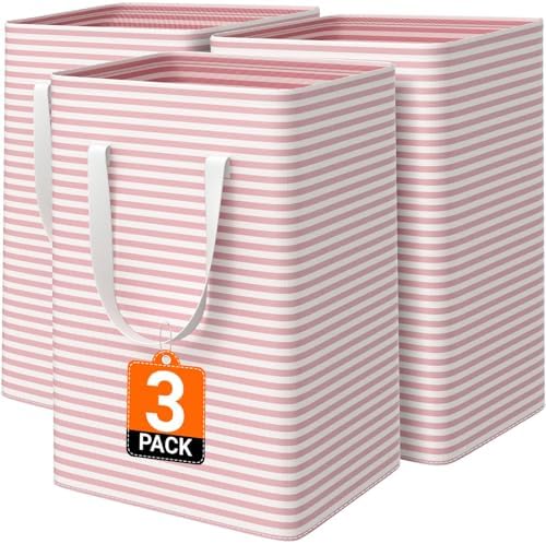 3-Pack Laundry Basket, Collapsible Laundry Hampers by Unknown
