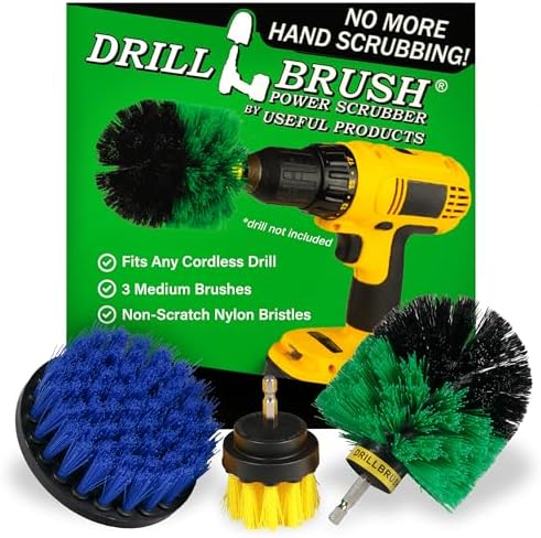 Cordless Power Spin Scrubber Drill Attachment by Drillbrush