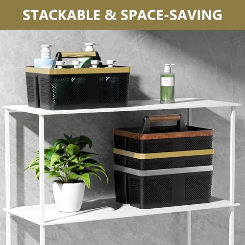 BYUNER Shower Caddy Dorm Men: Plastic Bathroom Caddy Organizer - Image 4