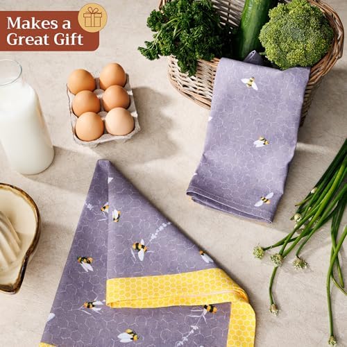Maison d' Hermine Kitchen Towels Set of 2 Reusable 100% Cotton 27.50" x 20" - Image 6