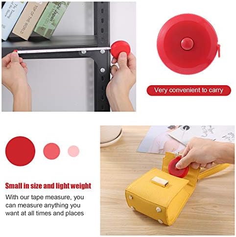 Tape Measures Retractable, Fabric Measuring Tape, 60 Inch Small Sewing Tape - Image 6