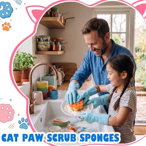 FillTouch Cat Paw 3 Pcs Scrub Sponge - Image 5