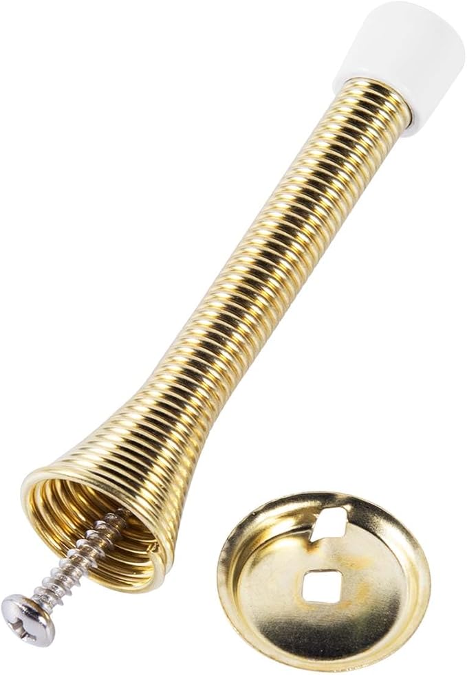 KISEER 12 Pack Spring Door Stops 3 1/4 Inch Flexible Heavy Duty Spring Door - Image 7