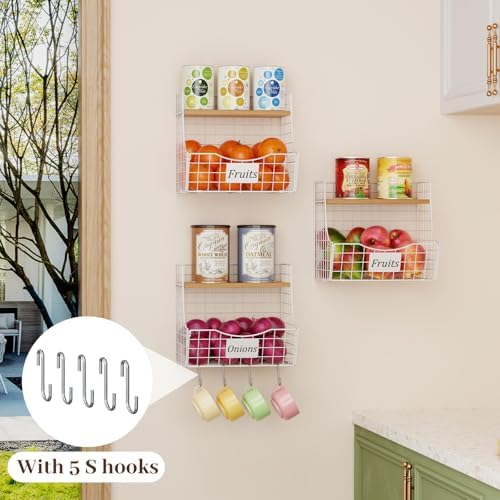 3 Pack Hanging Fruit Basket for Kitchen - Image 5