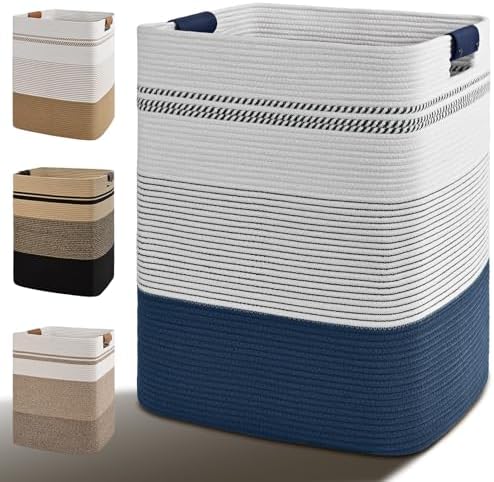 Laundry Hamper, 75L Tall Laundry Basket by Degeyoyo