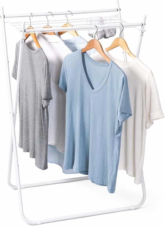 Honey-Can-Do Collapsible Metal Clothes Drying Rack, Foldable Laundry Rack Holds by Honey-Can-Do