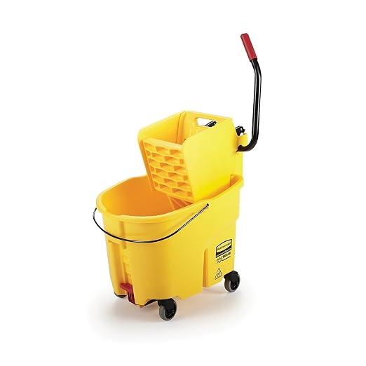 Rubbermaid Commercial 35Qt WaveBrake 2.0 Side-Press Mopping Bucket and Wringer by RubbermaidCommercialProducts