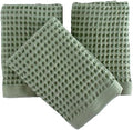 PÜSKÜL Natural 100% Turkish Cotton Waffle Hand and Kitchen Towels Set of 3 by P%C3%BCsk%C3%BClTextile