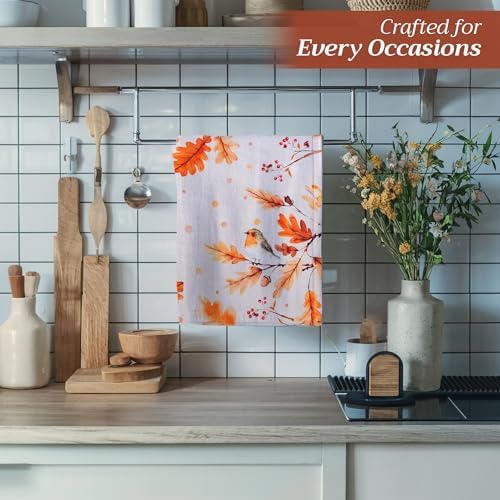 Maison d' Hermine Kitchen Towels Set of 3 Reusable 100% Cotton 27.50" x 20" - Image 6