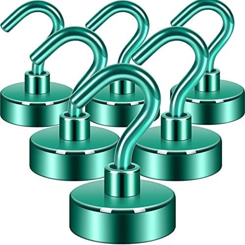 Neosmuk Magnetic Hooks for Cruise Cabins, 40lb Heavy Duty, 6 Pack by Neosmuk