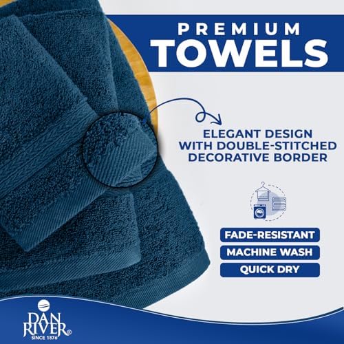 DAN RIVER 8 Piece Luxury Bath Towels - Image 6