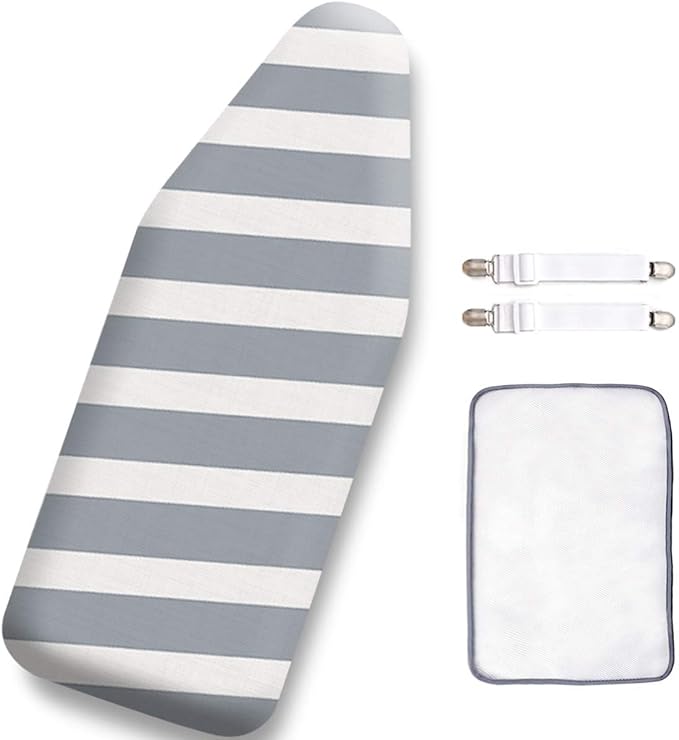 SheeChung 12.5"x32" Small Ironing Board Cover and Pad, Extra Thick Padding by SheeChung
