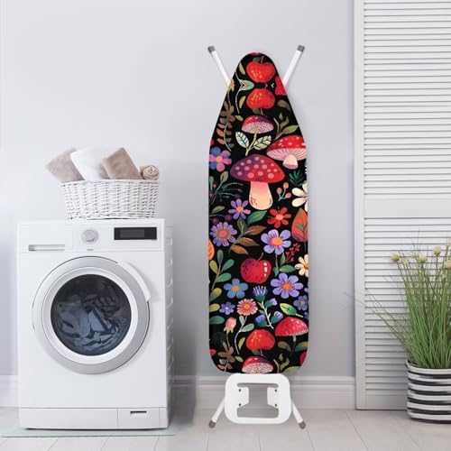 Mushroom Floral Ironing Board Cover Dust Covers Standard Ironing Board Full Size - Image 3