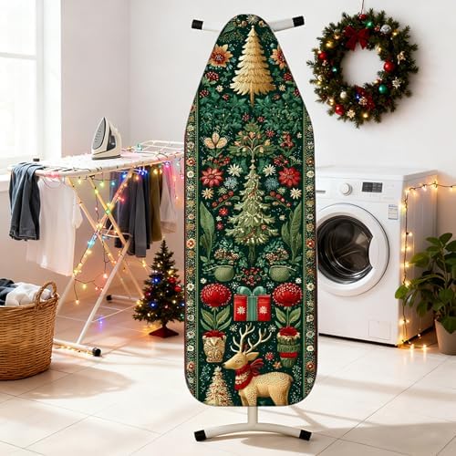 Nuxovilar Winter Deer Tree Ironing Board Cover 15x54 Polyester - Image 2