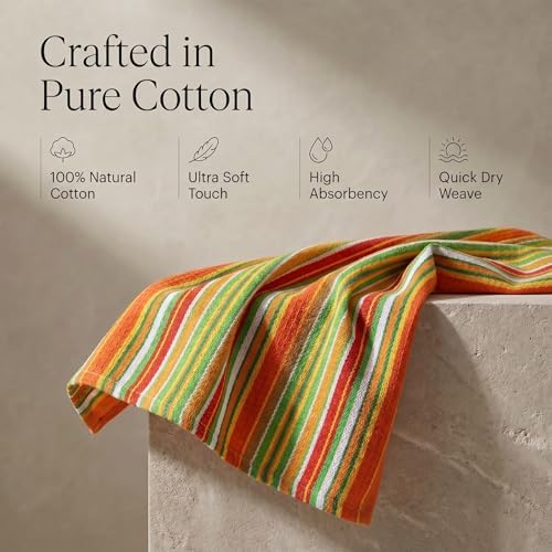 Urban Villa Kitchen Towels Cotton Dish Towels 20”x30” Multi - Image 4