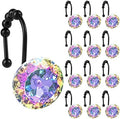 Sunlit Rustic Decorative Shower Curtain Hooks, Cabin Shower Curtain Hooks by Sunlit