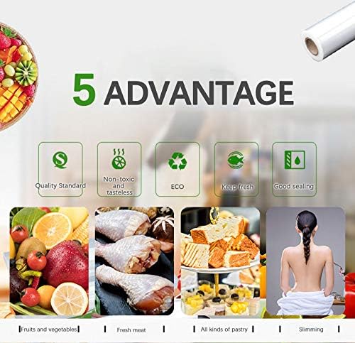 Clear Cling Wrap Refill Roll, 12‑Inch Stretch Food Wrap - Image 2