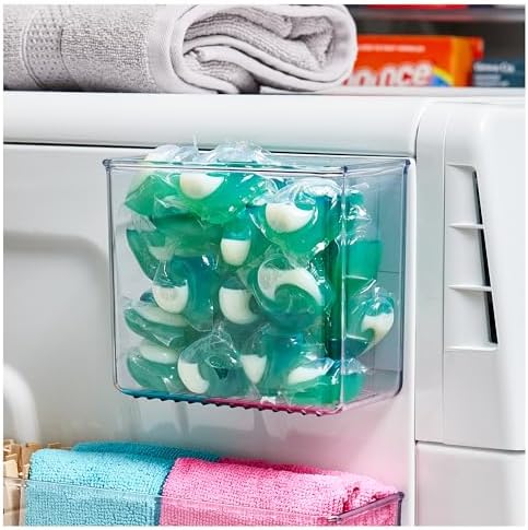 iDesign Magnetic Small Clear Plastic Organizer Bins - Image 5