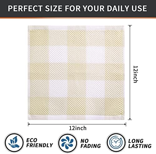 Mordimy Cotton Waffle Weave Dish Cloths, 6 Pack - Image 6