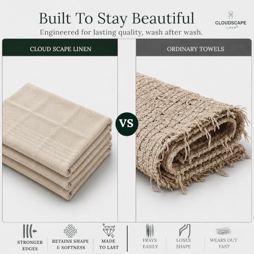 CLOUDSCAPE Kitchen Towels Cotton - Image 5