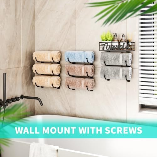 HapiRm Towel Racks for Bathroom Storage - Image 5
