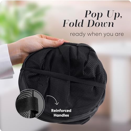 Handy Laundry Double Pop Up Laundry Hamper, 2 Section Mesh - Image 3