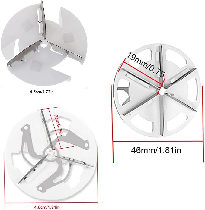 9 Pack Fabric Shaver Blades Replacement Electric Lint Remover Blade Parts - Image 2
