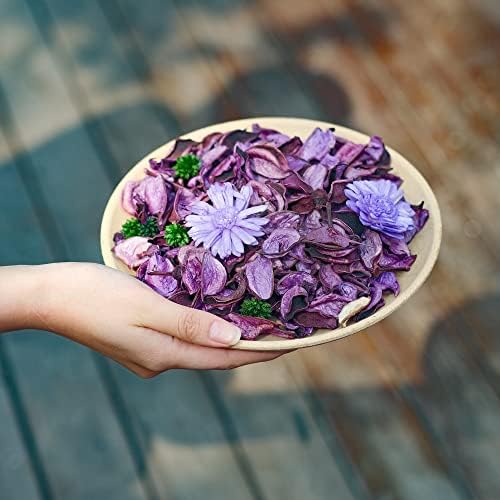 Purple Potpourri Bags, Lavender Scented Decorative Bowl Filler - Image 4