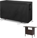 Kingling Outdoor Table Cover for Outdoor Bar Table, 55 Inch Waterproof Patio Bar Table Cover for Outdoor Prep Tables - 55''L x 19''W x 36''H