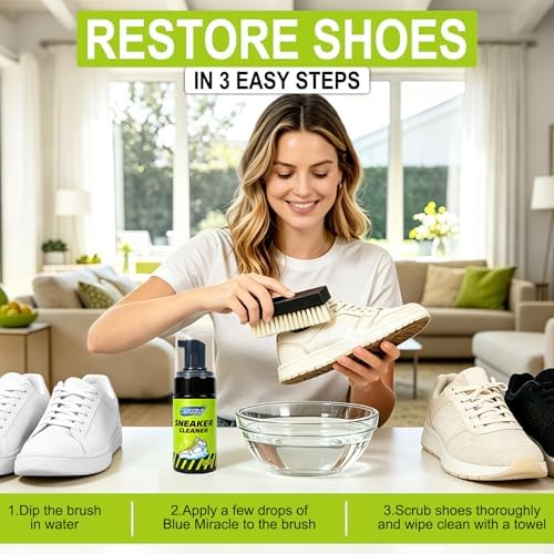 X-SMILE Sneaker Cleaning Kit Premium Foam Shoe Cleaner - Image 5