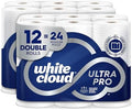 White Cloud Ultra PRO Paper Towel, 2 Packs of 6 Double Rolls by WhiteCloud