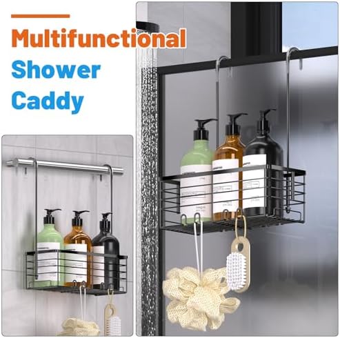 YUOROS 304 Stainless Steel Hanging Shower Caddy - Image 2
