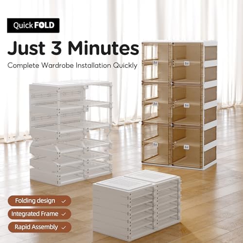 ANTBOX Foldable Shoe Rack, Shoe Organizers - Image 4