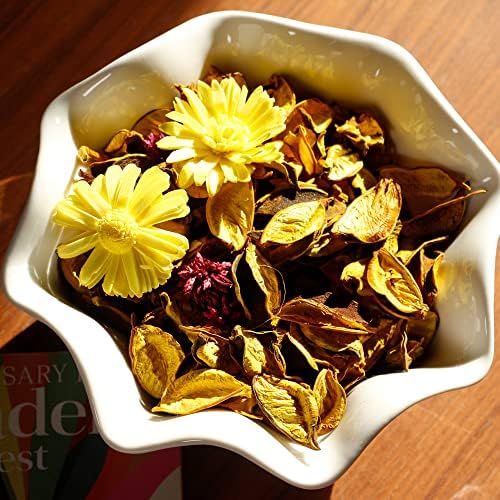 Yellow Potpourri Bags, Lemon Scented Decorative Bowl Filler - Image 3