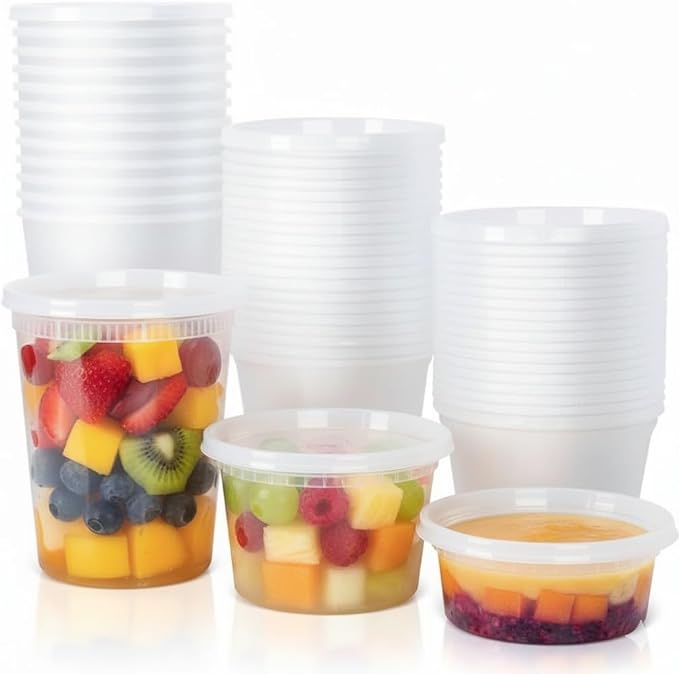 Stack Man Plastic Deli Food Storage Containers - Image 9