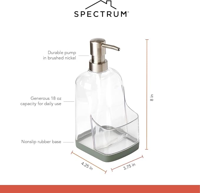 Spectrum Cora Kitchen Soap Dispenser - Image 2