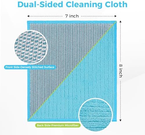AIDEA Non Scratch Wire Dishcloth 24PK, Dish Cloths - Image 2