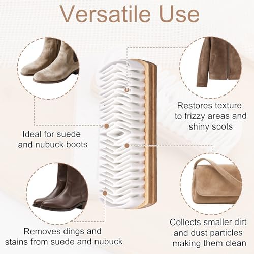 2pcs Suede Shoes Brush, Durable Suede Cleaning Cleaner Brush - Image 3