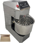 110V 1.25KW Commercial Dough Kneading Mixer Inverter Models Heavy Duty Stand Mixer 20QT Electric Dough Kneading Machine for Bakery Pizzeria