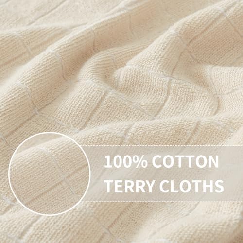 Kitinjoy 100% Cotton Terry Kitchen Dish Cloths, 12”x 12” - Image 2