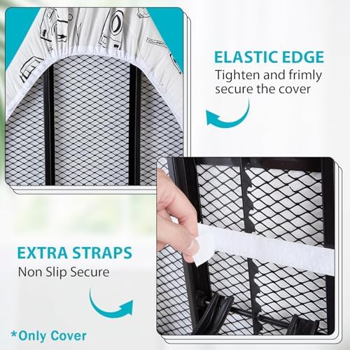 Seiritex Extra Wide Ironing Board Cover and Pad 18 x 54 inch Heat Reflective - Image 2