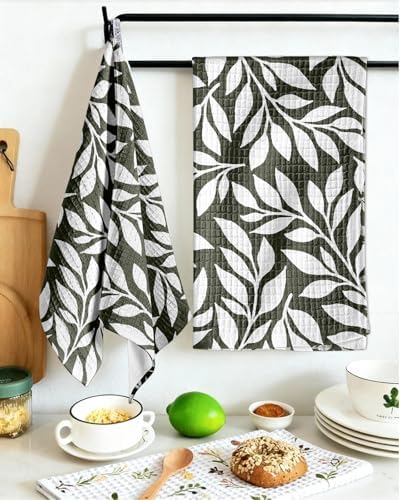 Miss Adola 370GSM Cotton Waffle Kitchen Towels - Image 5