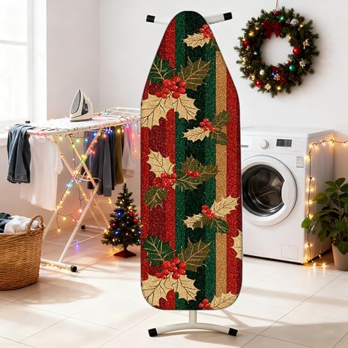 Nuxovilar Winter Holly Ironing Board Cover 15x54 Inches Polyester - Image 2