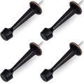HOMOTEK 4 Pack Heavy Duty Solid Rigid Door Stop by HOMOTEK