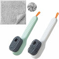 Liquid Adding Soft Fur Cleaning Brush, 2 Brushes + 2 Cleaning Cloths by ThsGivingStore